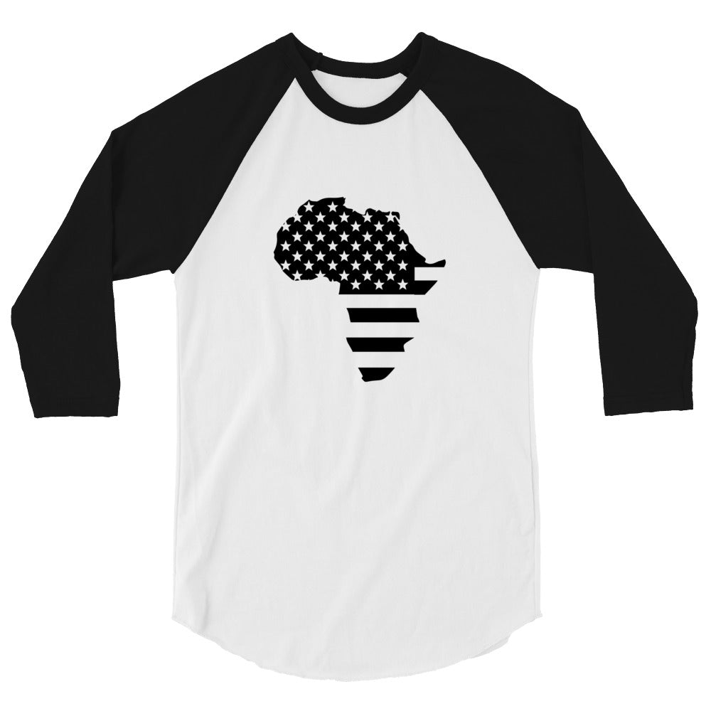 1NATION LOGO 3/4 SLEEVE RAGLAN T-SHIRT