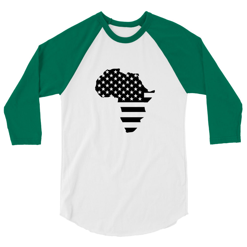 1NATION LOGO 3/4 SLEEVE RAGLAN T-SHIRT