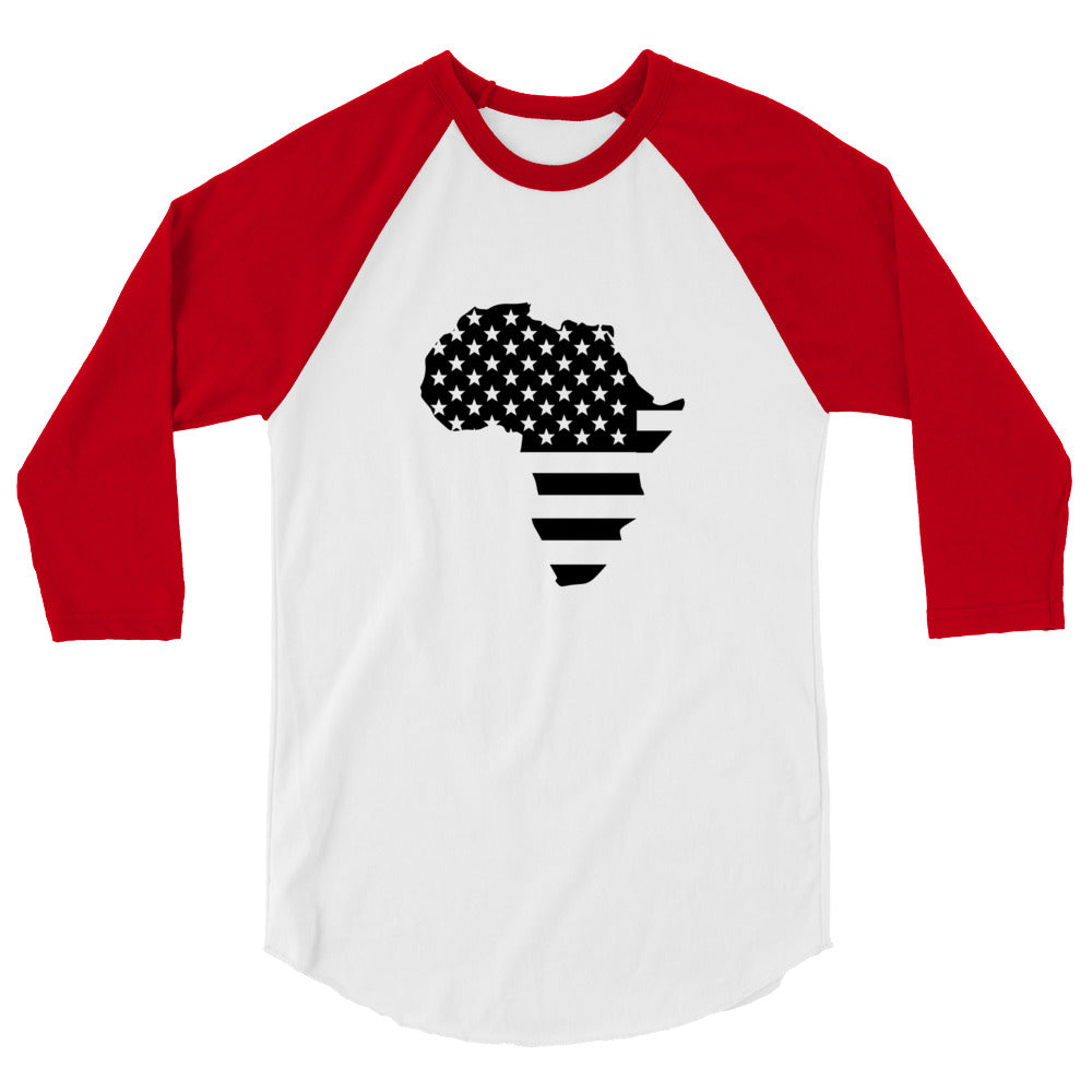 1NATION LOGO 3/4 SLEEVE RAGLAN T-SHIRT