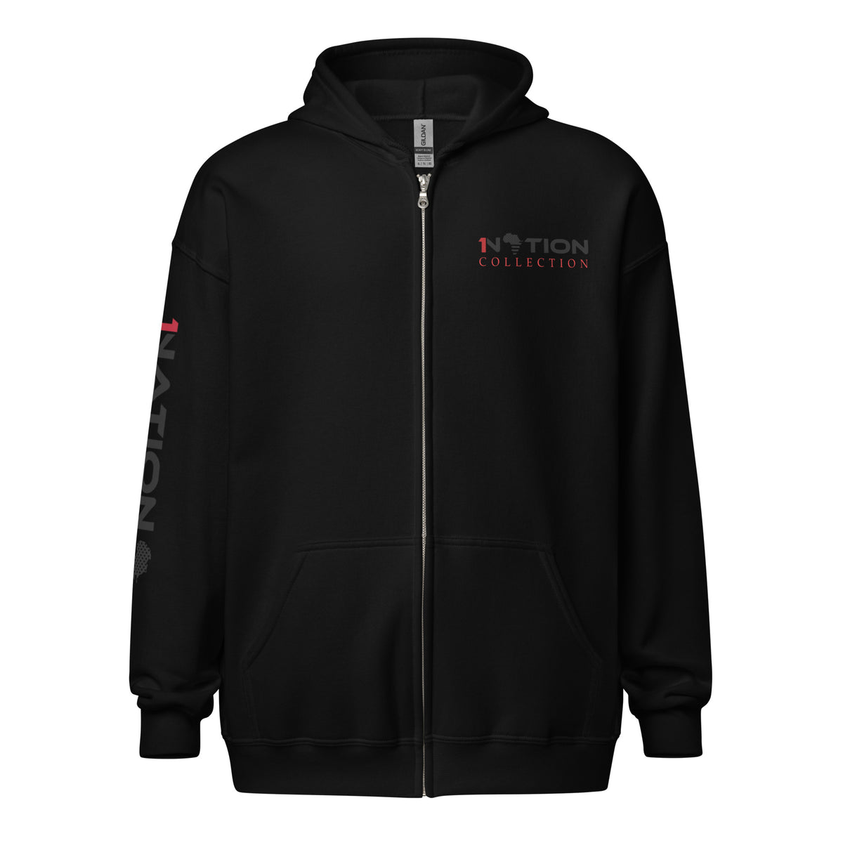 Zipper One Percent Hoodie ONE POINT RELAXED FIT ZIP HOODIE MENS –